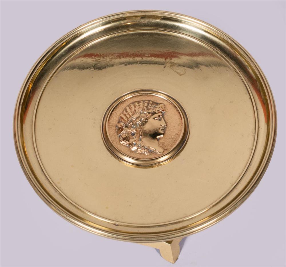 VICTORIAN BRASS TAZZA 7 X 9 3 4 33c8a3