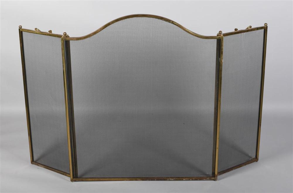 CONTEMPORARY BRASS FIRESCREEN 34