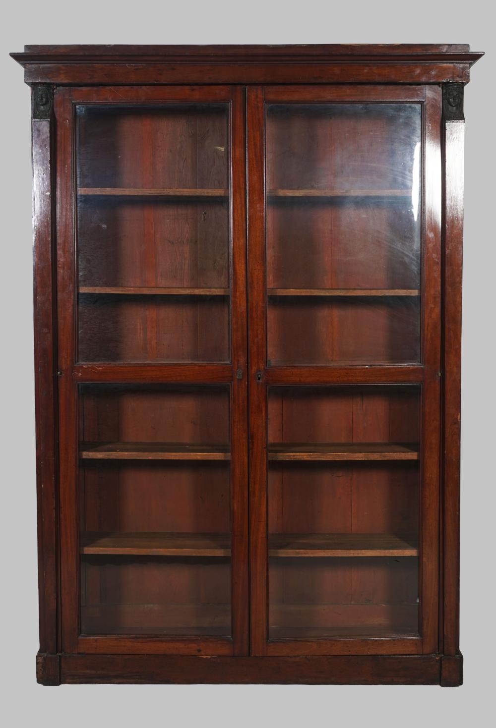 EMPIRE MAHOGANY BIBLIOTHEQUE EARLY 33c938