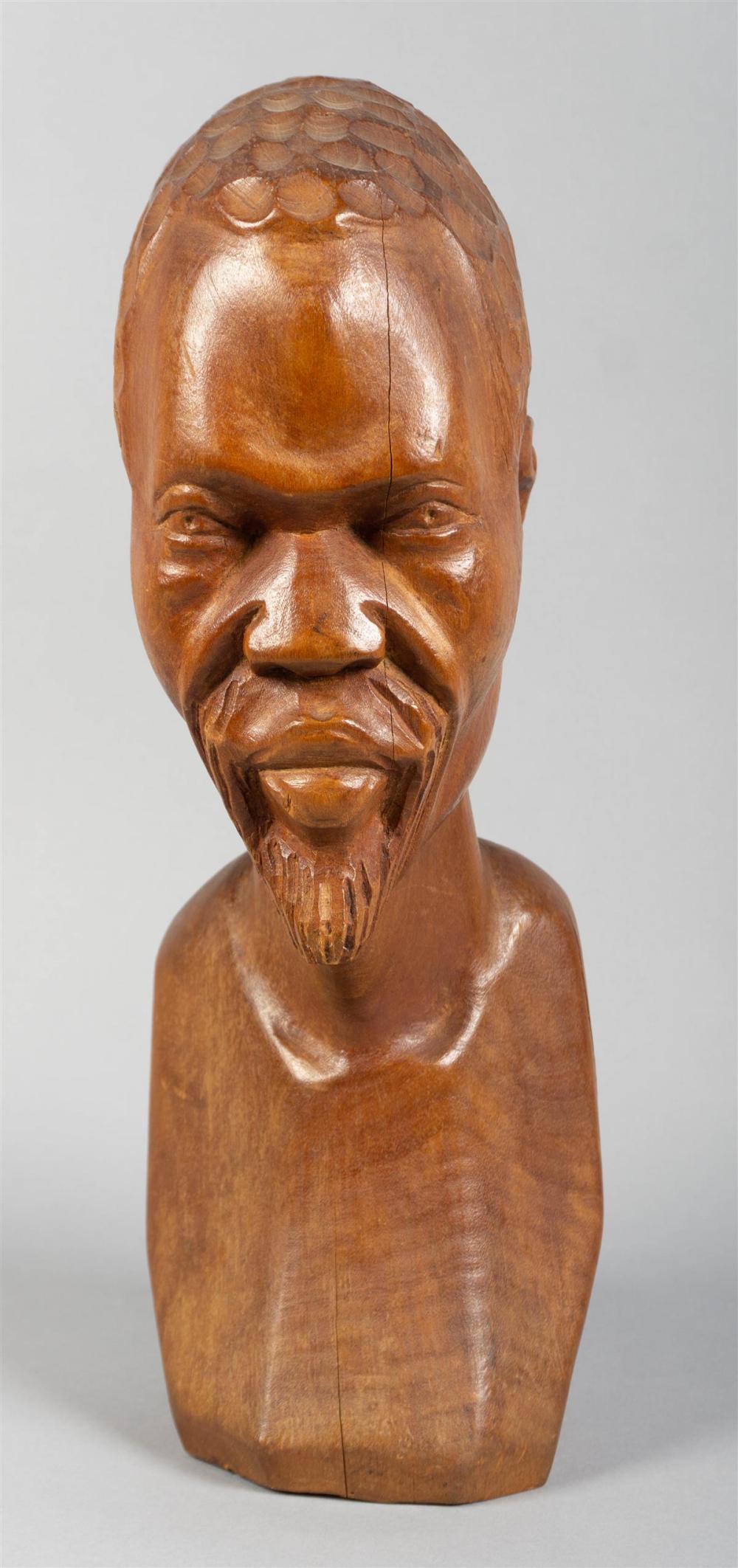 TANZANIA MAKONDE MZEE CARVING BUST 33c979