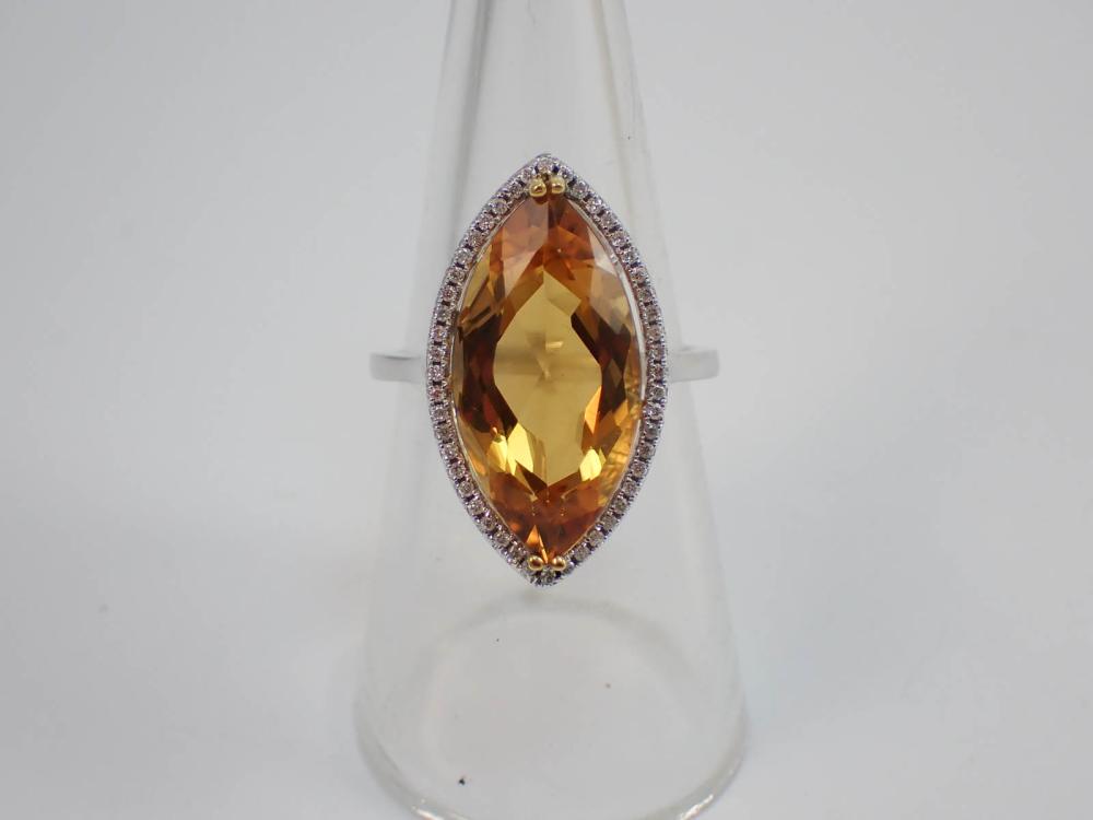 CITRINE DIAMOND AND FOURTEEN KARAT 33f2c5