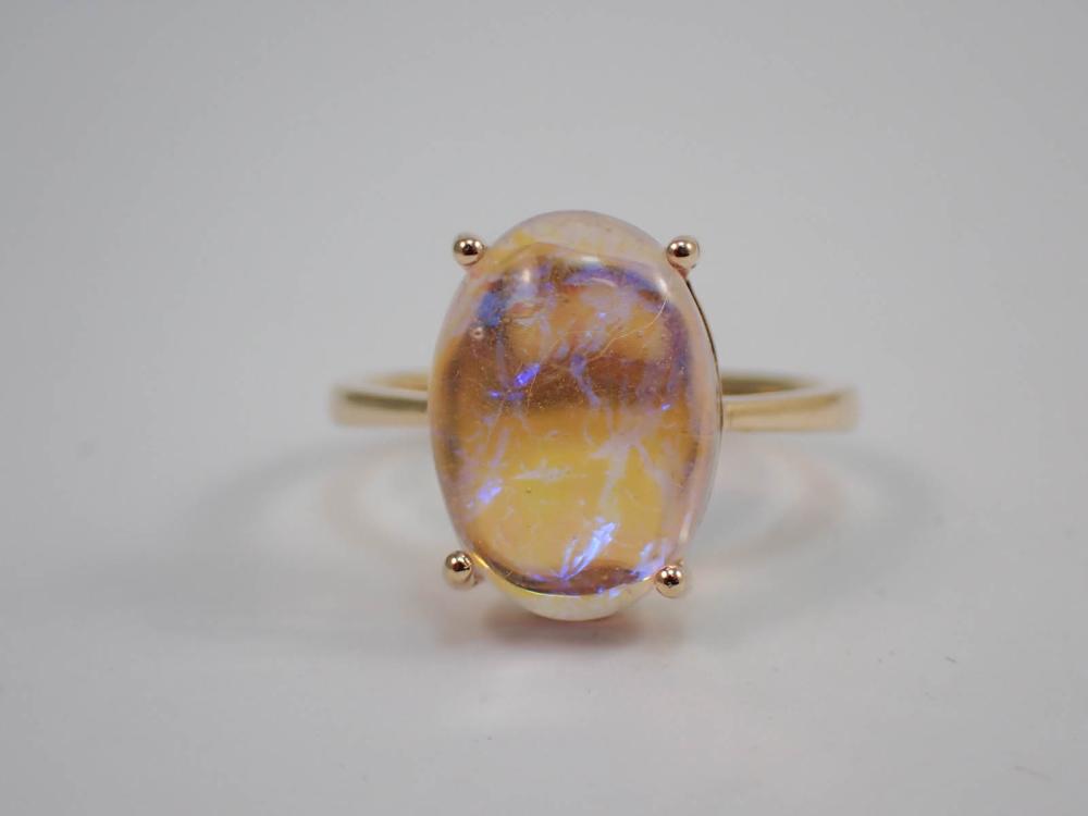 OPAL TRIPLET AND FOURTEEN KARAT