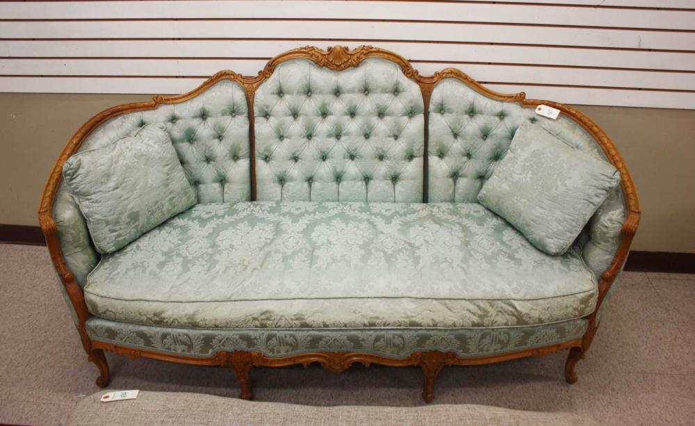 LOUIS XV STYLE SOFA, AMERICAN,