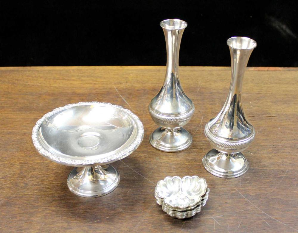 TEN STERLING SILVER HOLLOWWARE 33f4bb