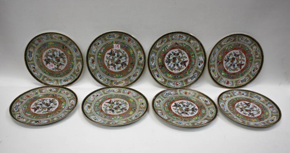 SET OF EIGHT CHINESE EXPORT PORCELAIN 33f721