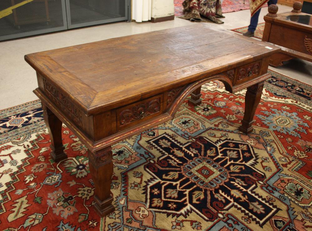 DUTCH COLONIAL STYLE TEAKWOOD BUREAU