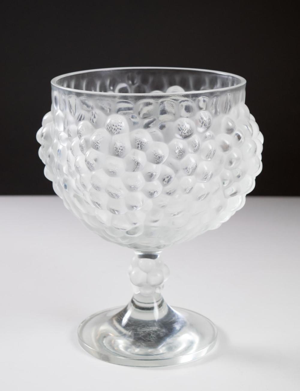 LALIQUE ANTILLES GLASS FOOTED 33f7c6