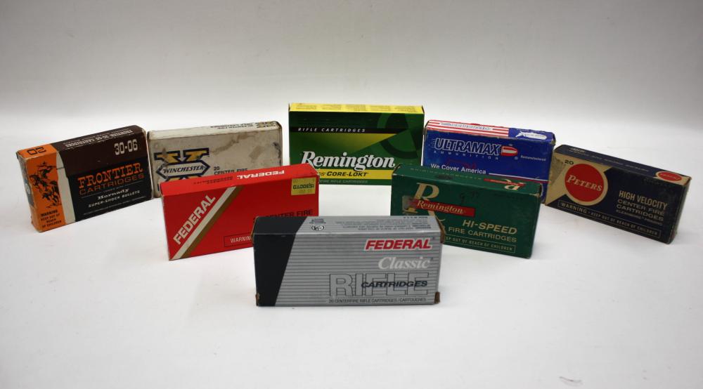 ASSORTED RIFLE AND PISTOL AMMUNITION,