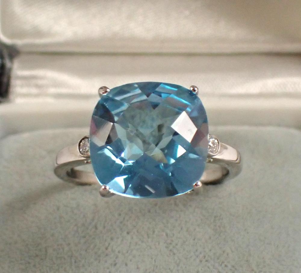 BLUE TOPAZ DIAMOND AND FOURTEEN 33f80e