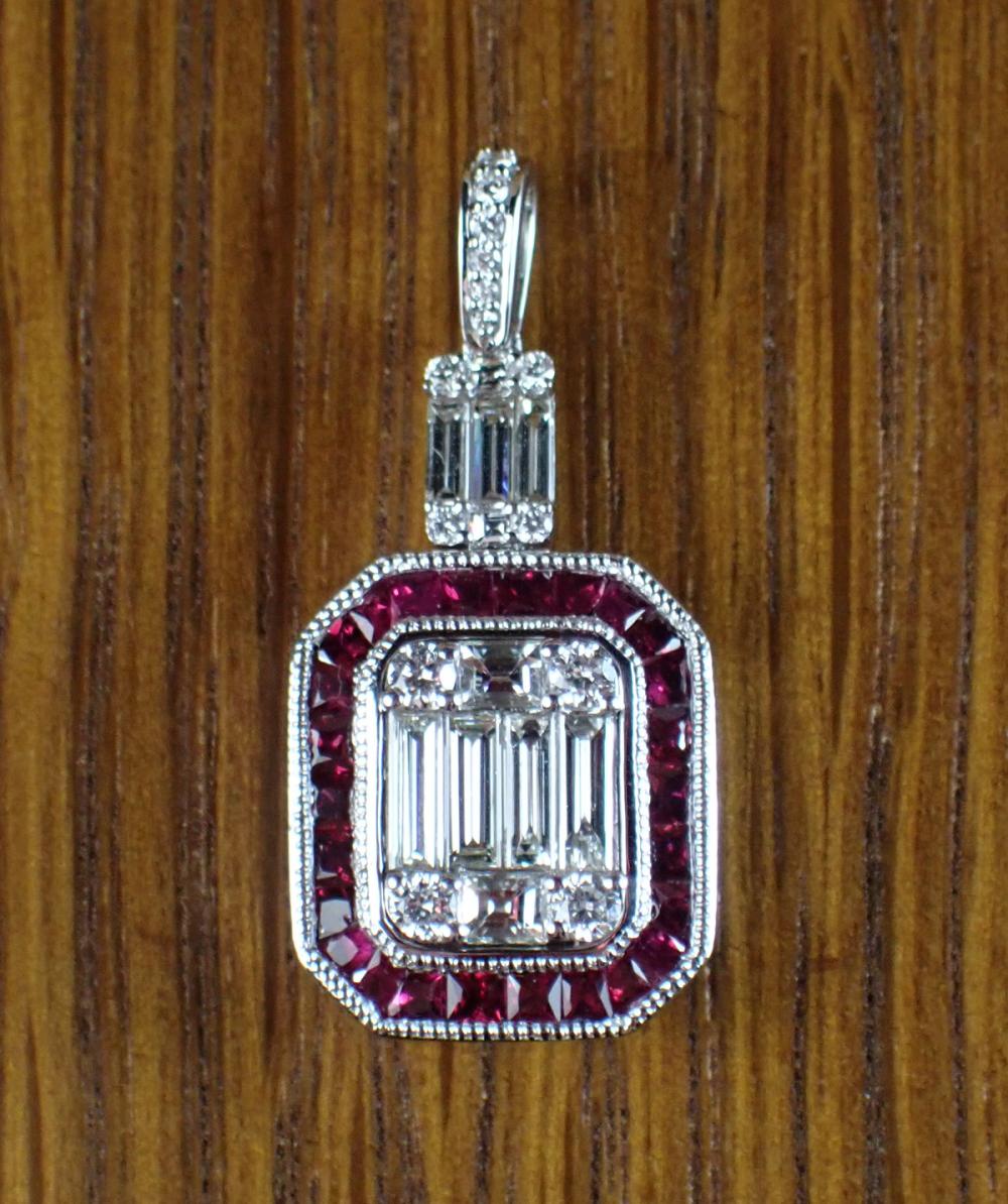 DIAMOND RUBY AND EIGHTEEN KARAT 33f8ac
