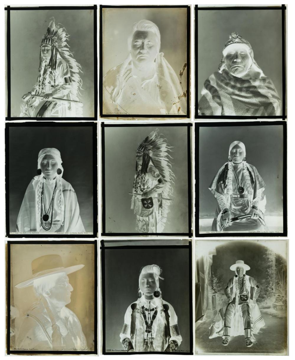 PHOTOGRAPHIC PLATES OF NATIVE AMERICANSSIXTEEN 33f8a8