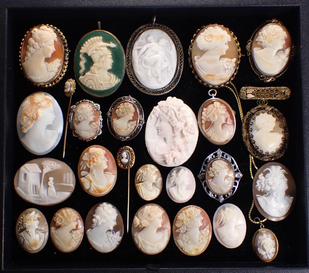 CAMEO COLLECTIONTWENTY-SIX PIECE CAMEO