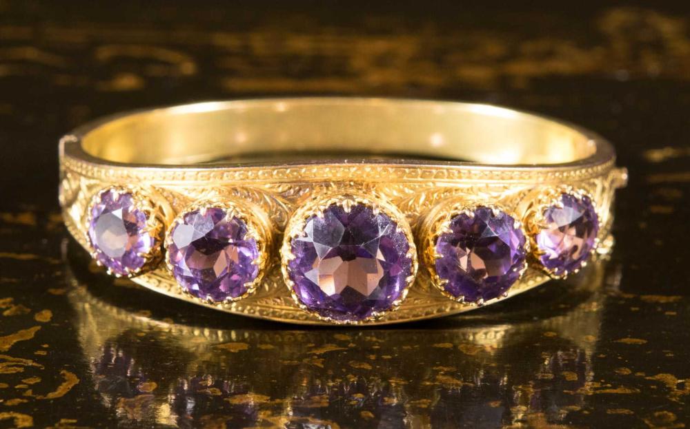 VICTORIAN AMETHYST AND FOURTEEN 33f960