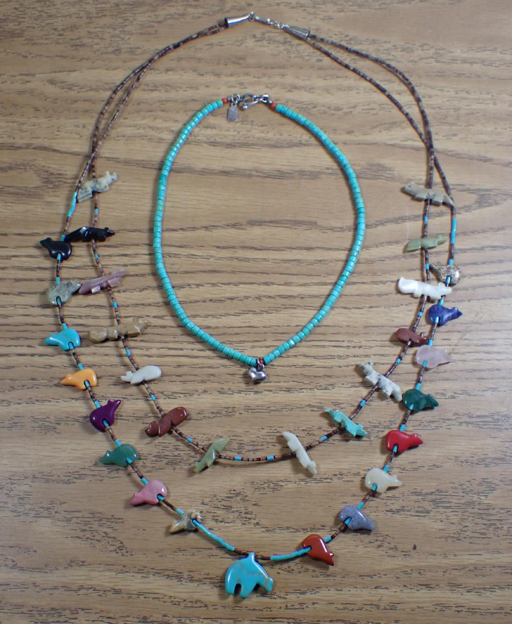 NATIVE AMERICAN NECKLACESTWO NATIVE 33f991