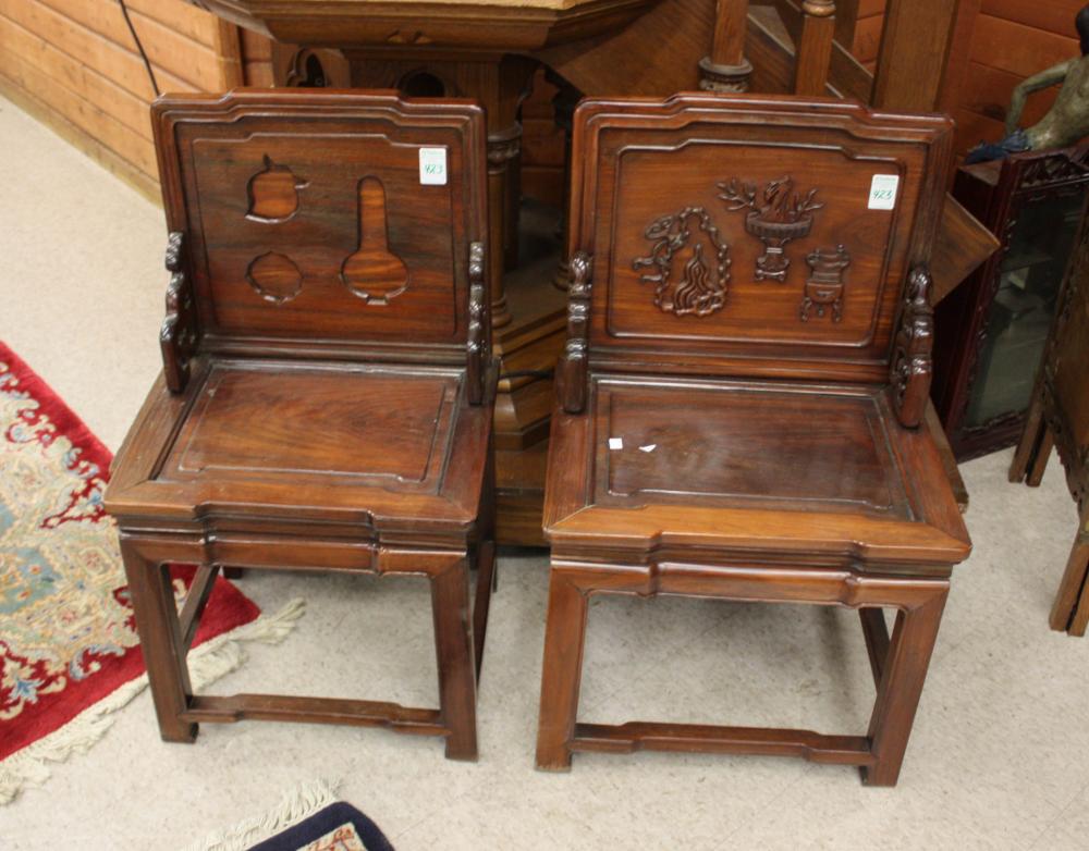 CHINESE ROSEWOOD CHAIRSA GROUP OF FOUR