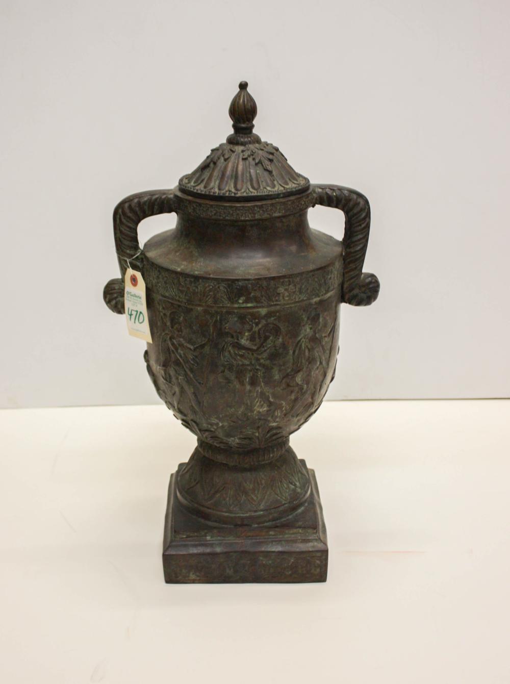 ROMAN CLASSICAL STYLE BRONZE COVERED 33f9c2