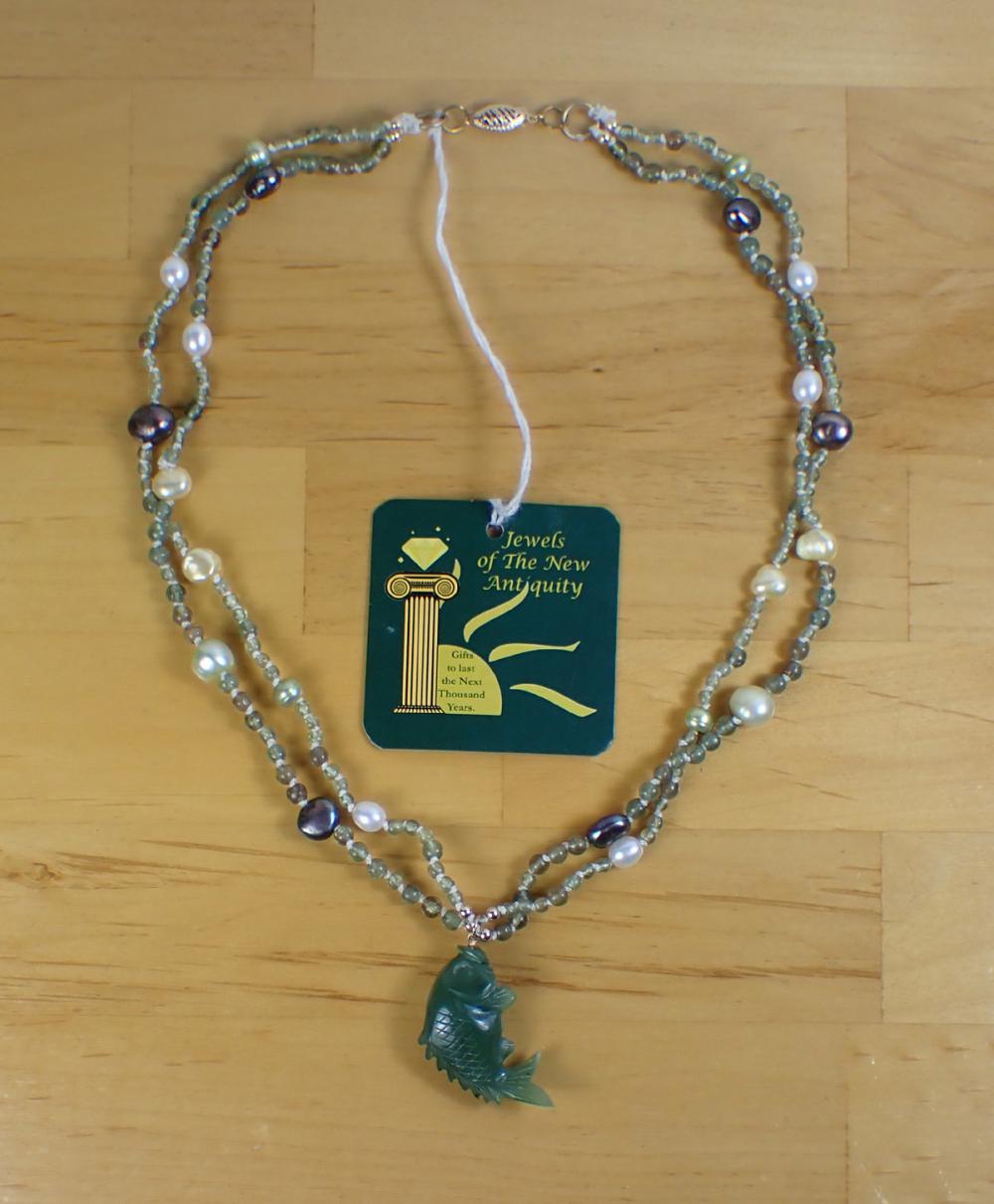 NEPHRITE JADE APATITE AND PEARL 33fad9