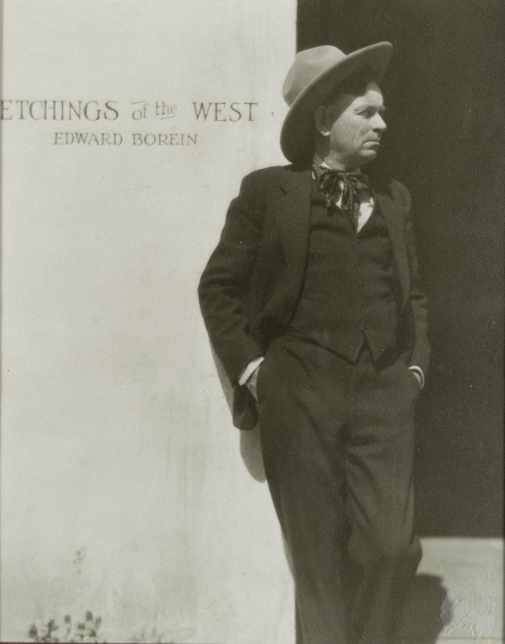 PHOTOGRAPH OF EDWARD BOREIN, CIRCA