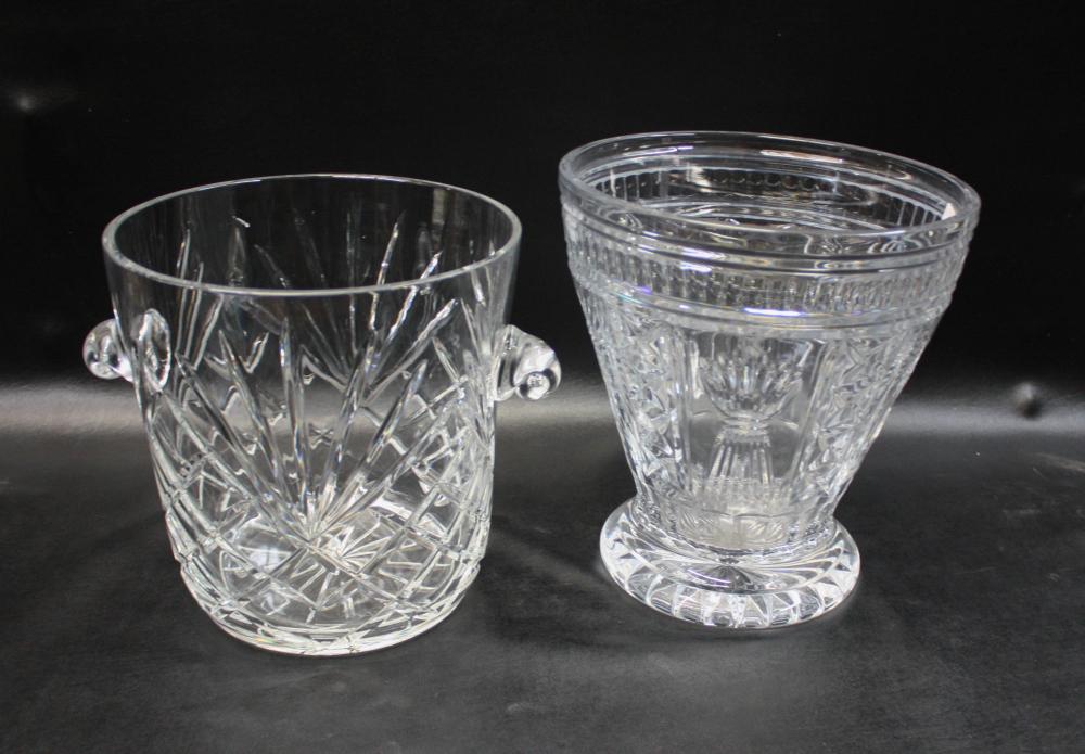 TWO CUT CRYSTAL CHAMPAGNE COOLERSTWO