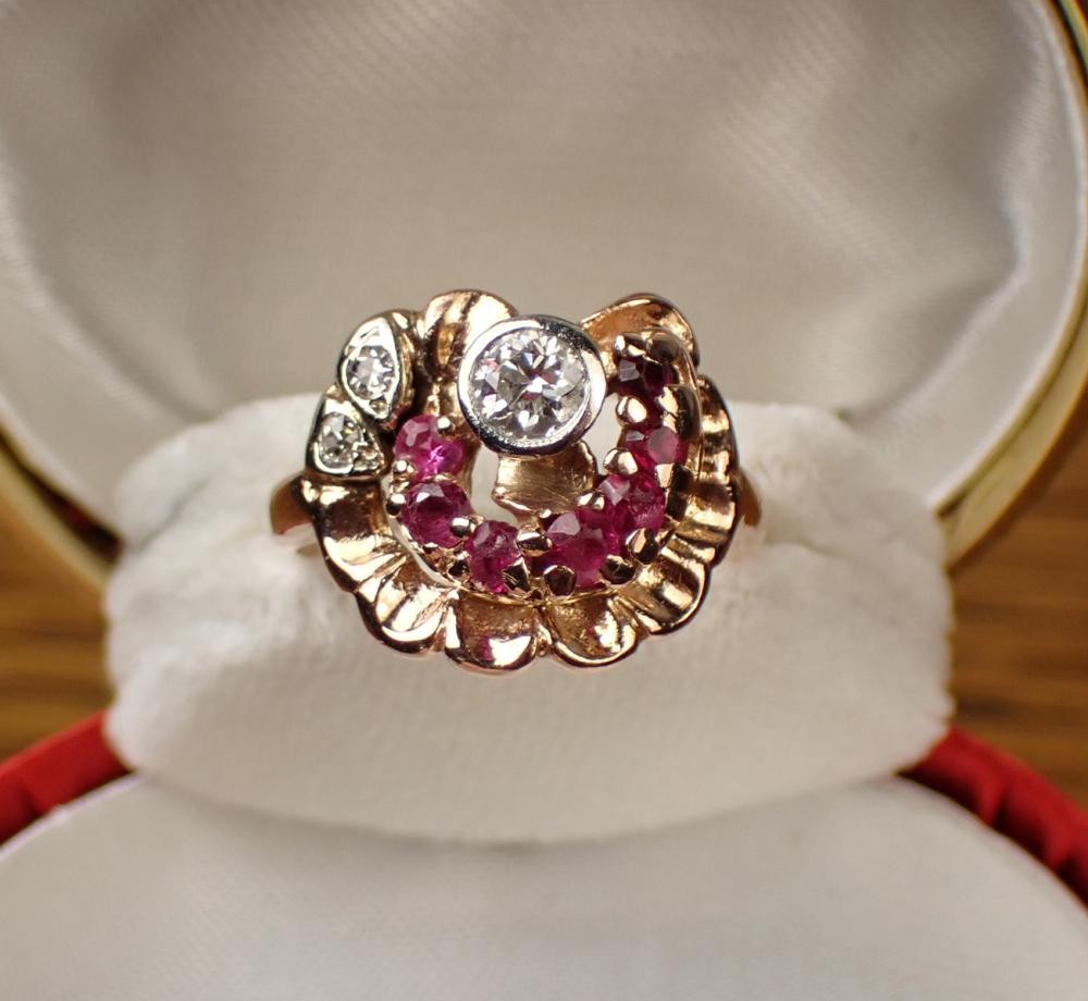 DIAMOND RUBY AND FOURTEEN KARAT 33fc75