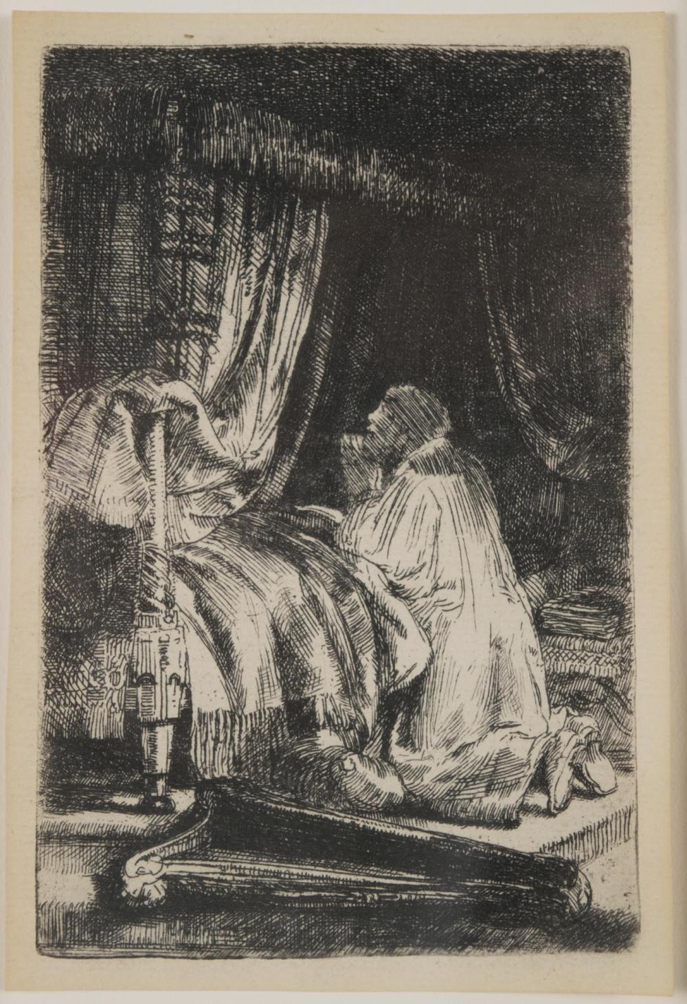 AFTER REMBRANDT VAN RIJN ETCHING