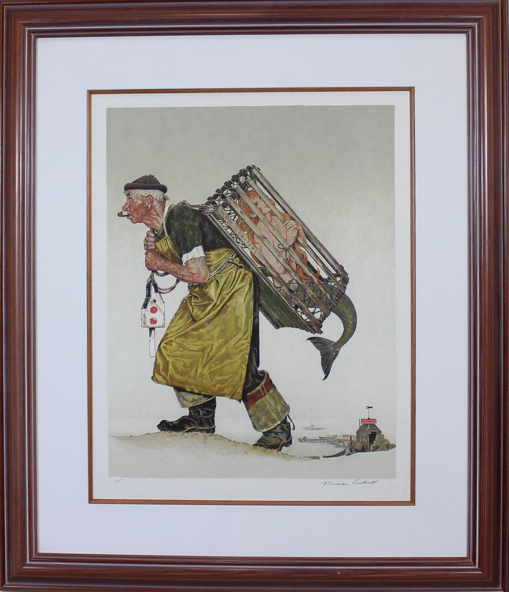 NORMAN ROCKWELL LITHOGRAPHNORMAN 33fc9a