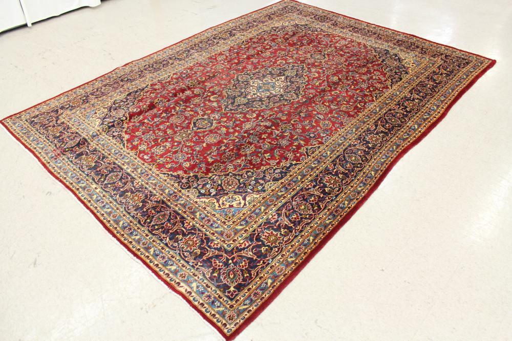 HAND KNOTTED PERSIAN MASHAD CARPETHAND 33fd2a