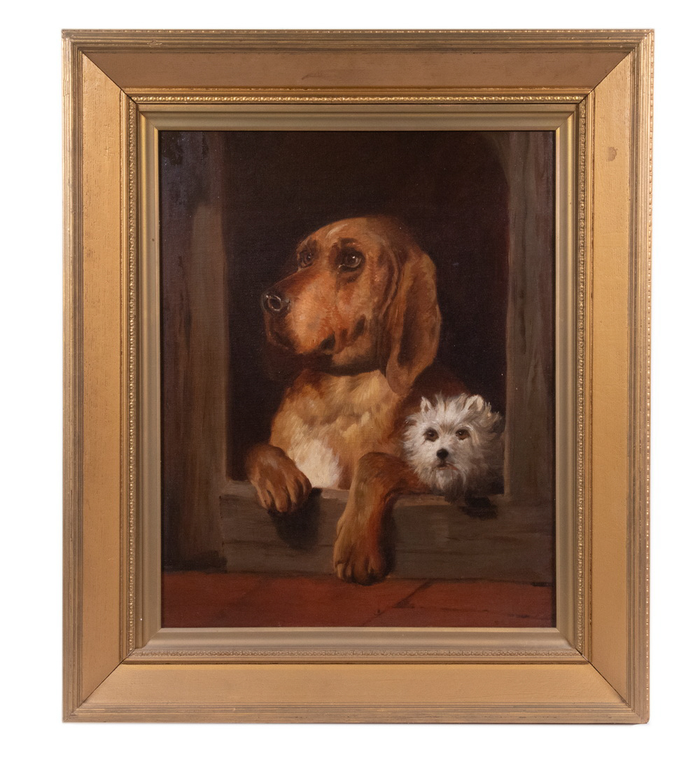 PORTRAIT OF A HOUND & TERRIER A