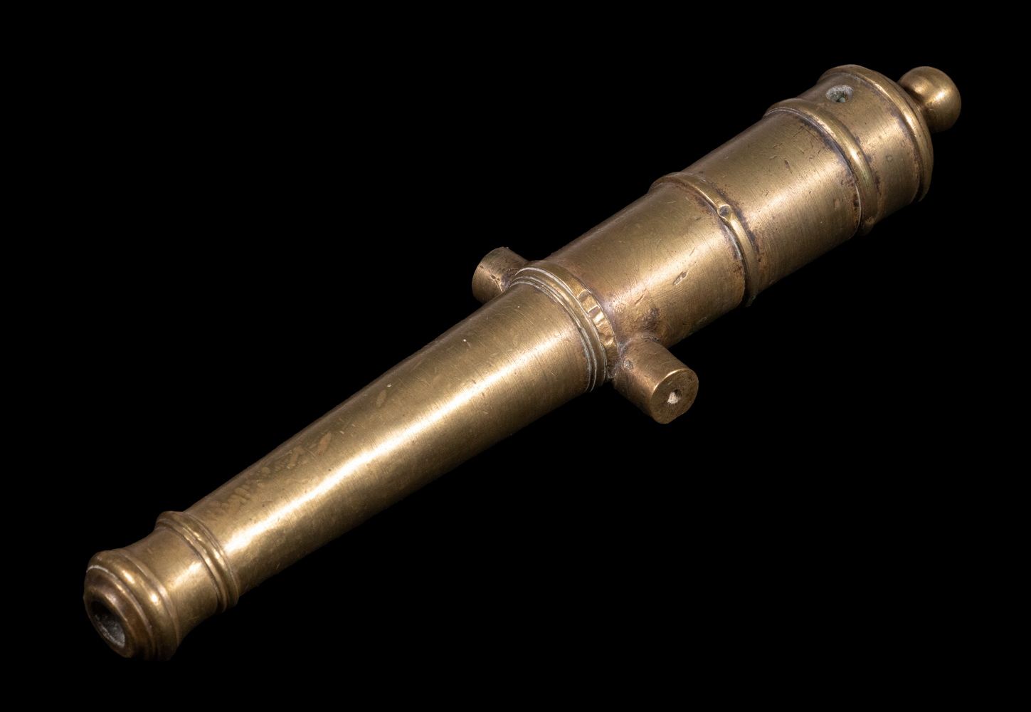 BRONZE MINIATURE SIGNAL CANNON 33fdb4