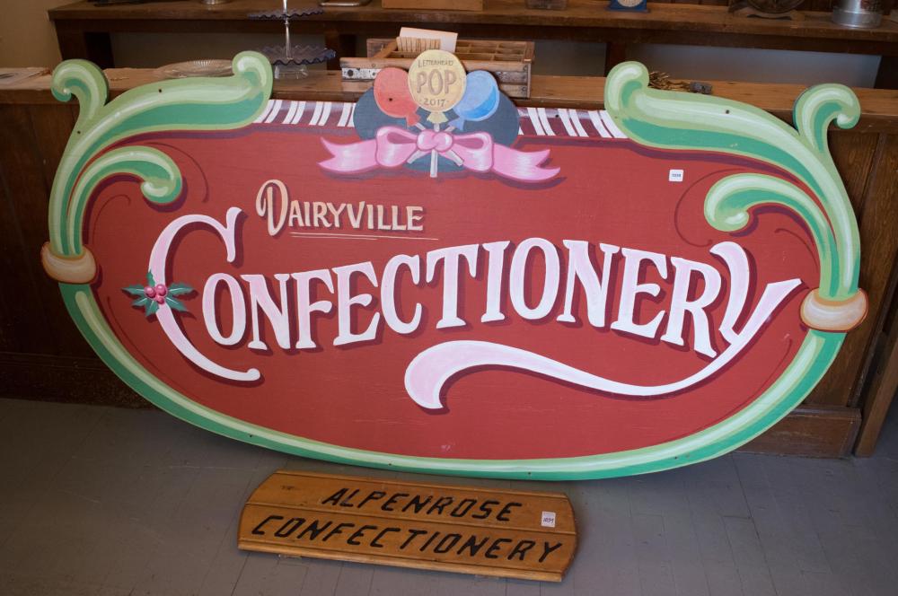 DAIRYVILLE CONFECTIONERY' SIGNDAIRYVILLE