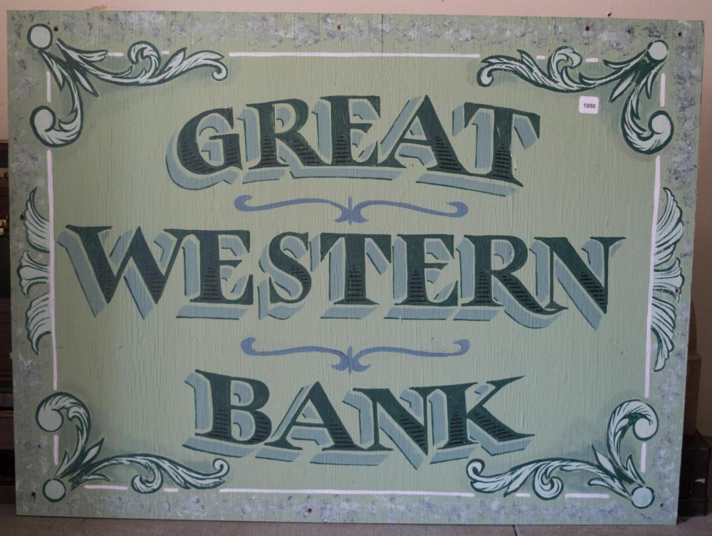 GREAT WESTERN BANK' SIGNGREAT WESTERN