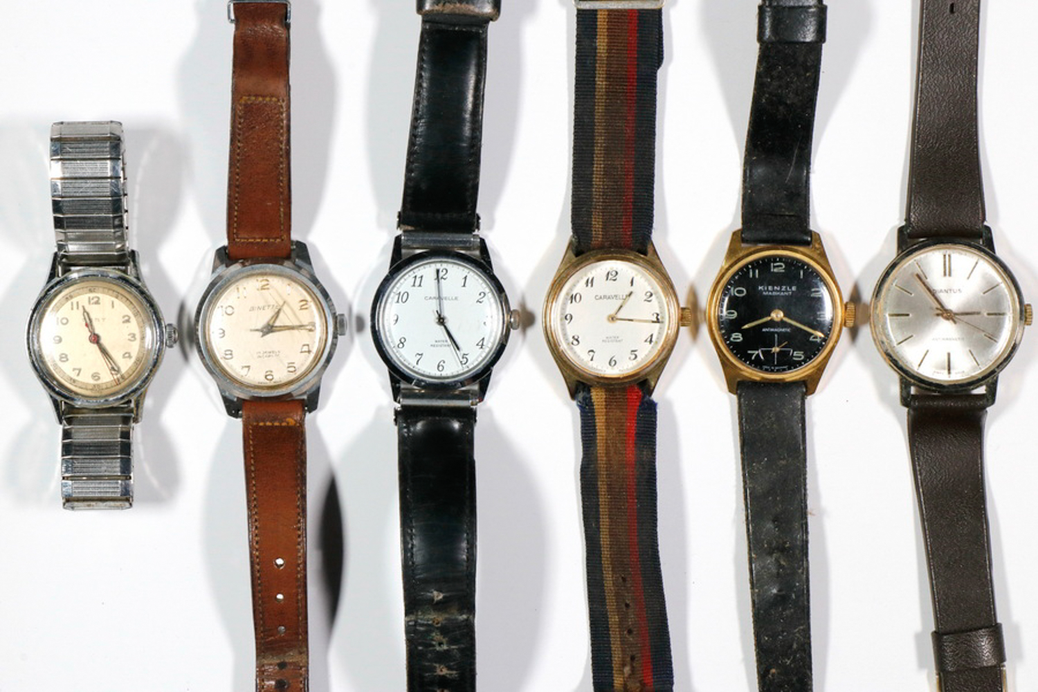 LOT OF (6) MENS WRISTWATCHES Wristwatches