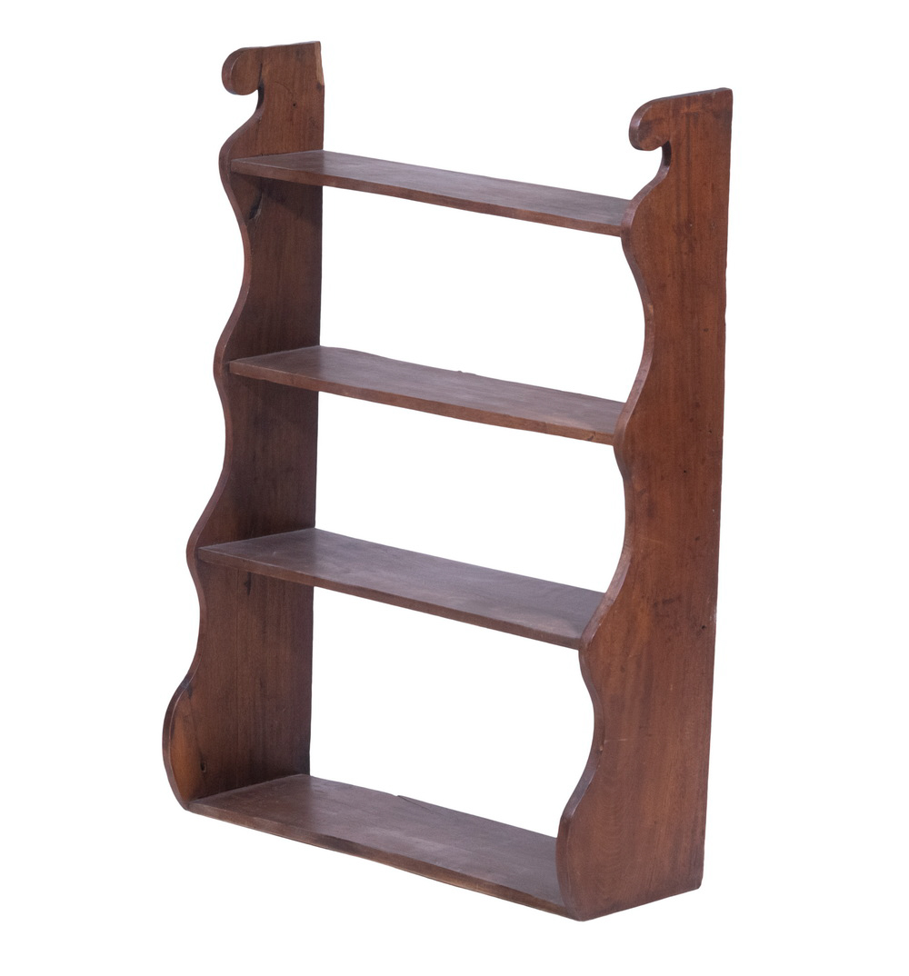 MAHOGANY WALL SHELF Hanging Shelf 33fdf5