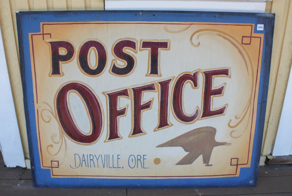 POST OFFICE / DAIRYVILLE, ORE SIGNPOST