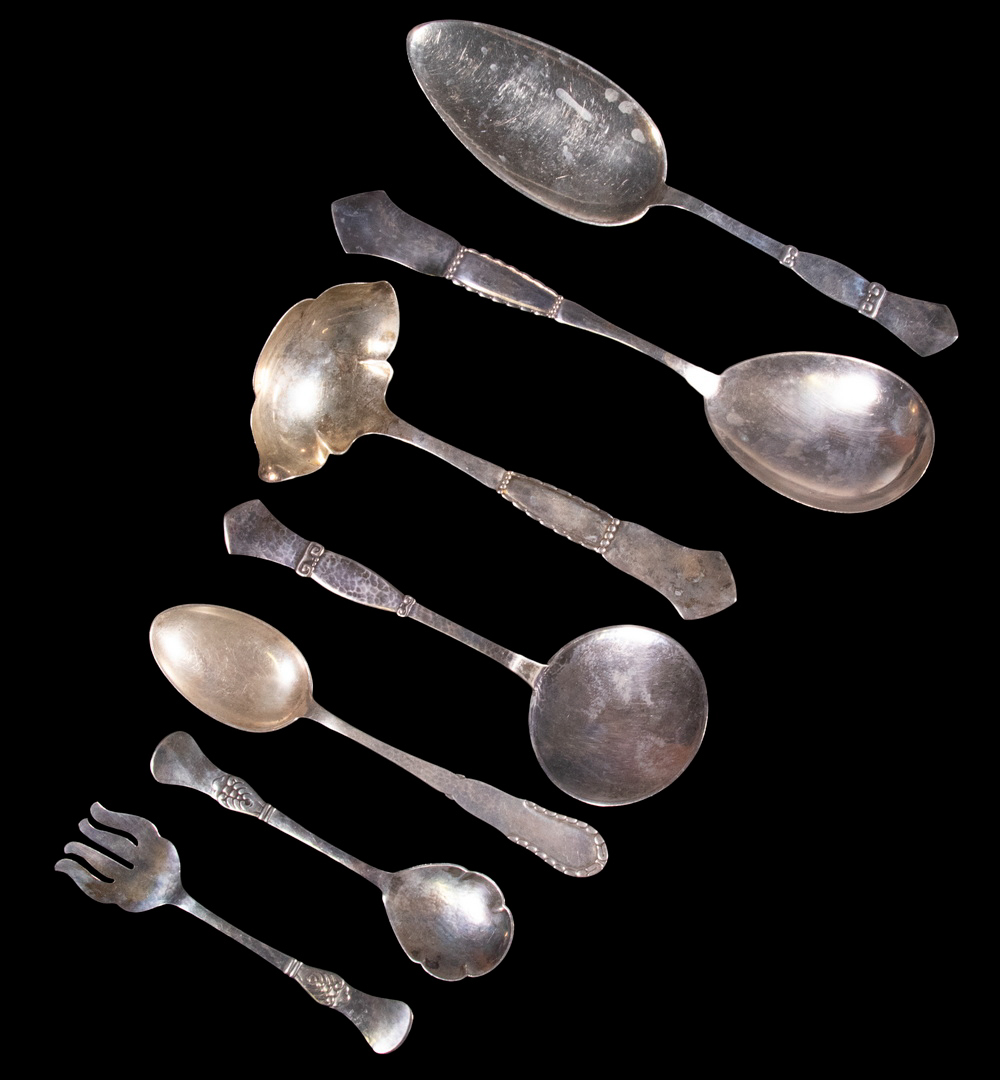 VINTAGE DANISH SILVER FLATWARE