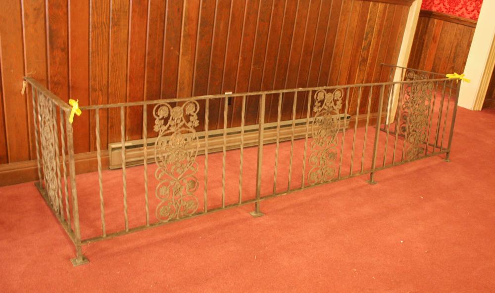 CAST AND WROUGHT IRON RAILINGCAST