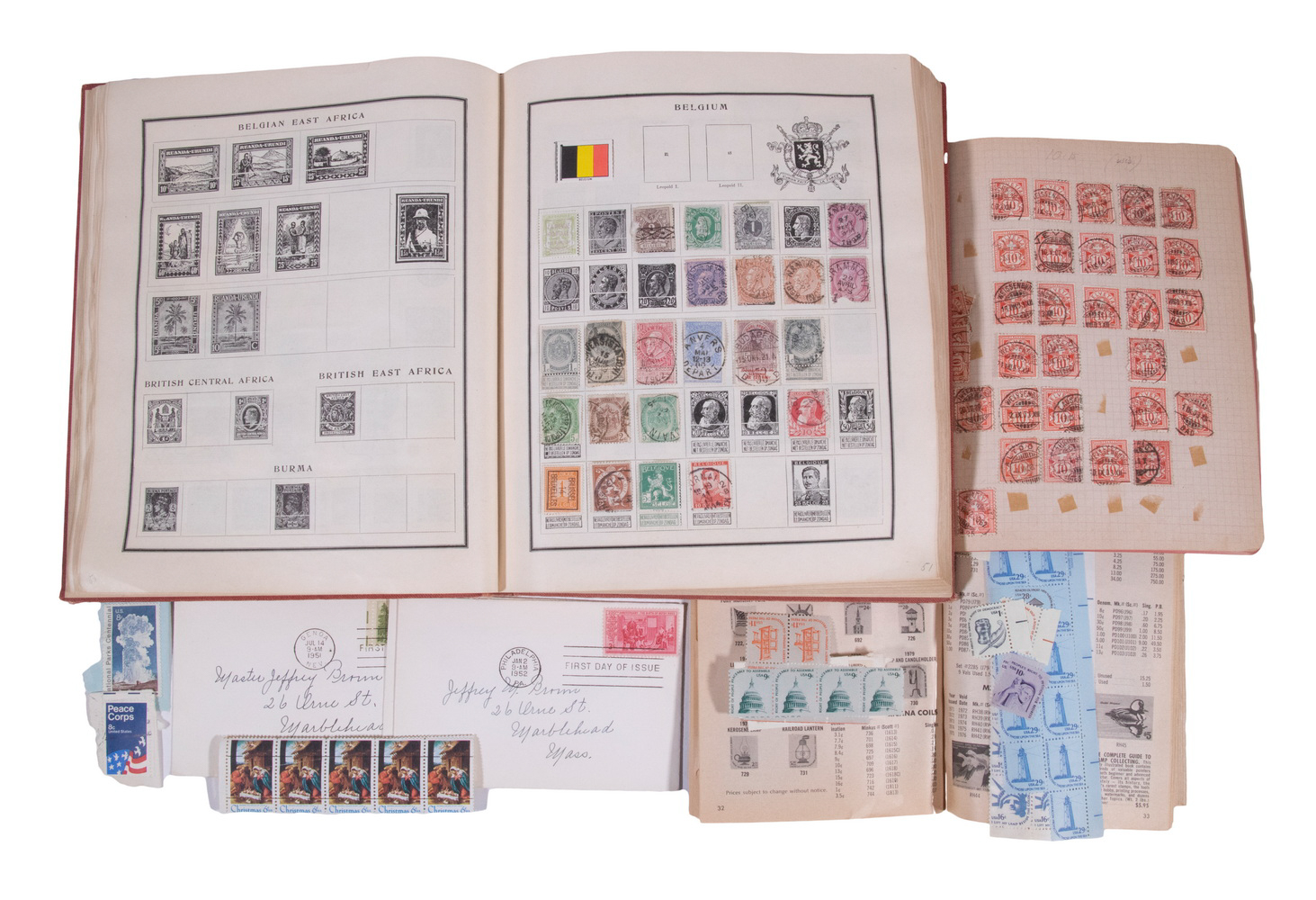 STAMP COLLECTION Including: "The
