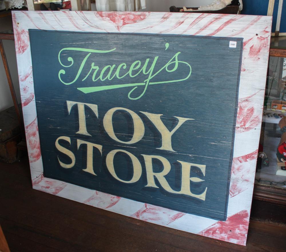 TRACEY S TOY STORE SHOP SIGNTRACEY S 33fe9c