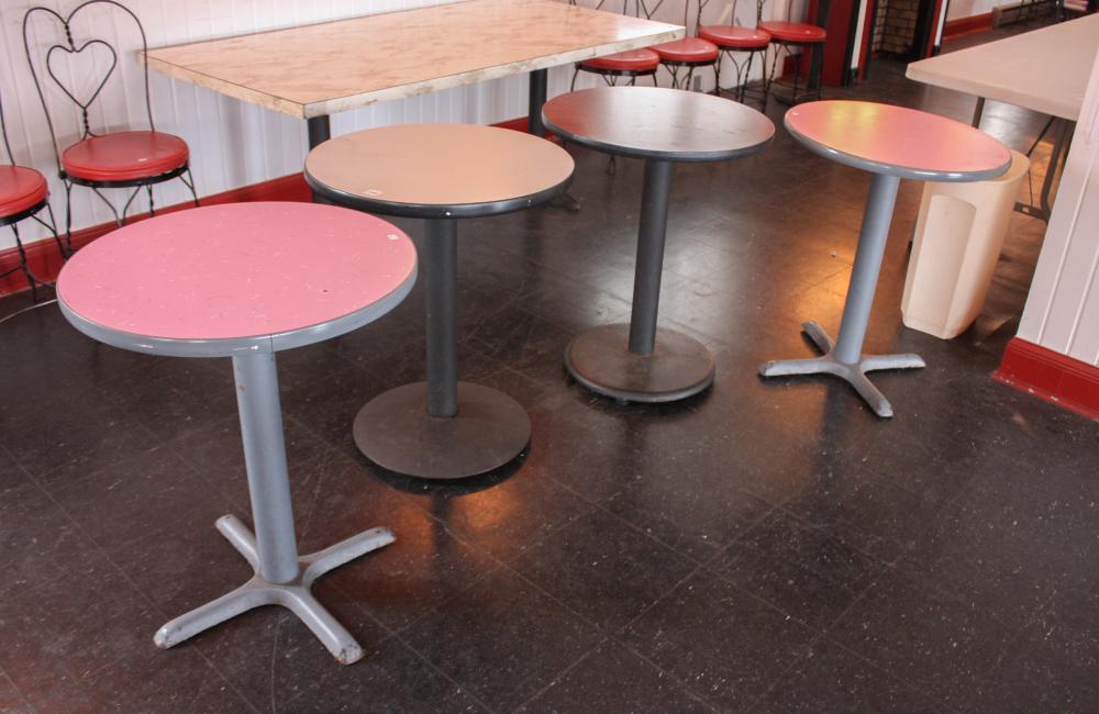 SIX ROUND CAFE TABLESSIX ROUND