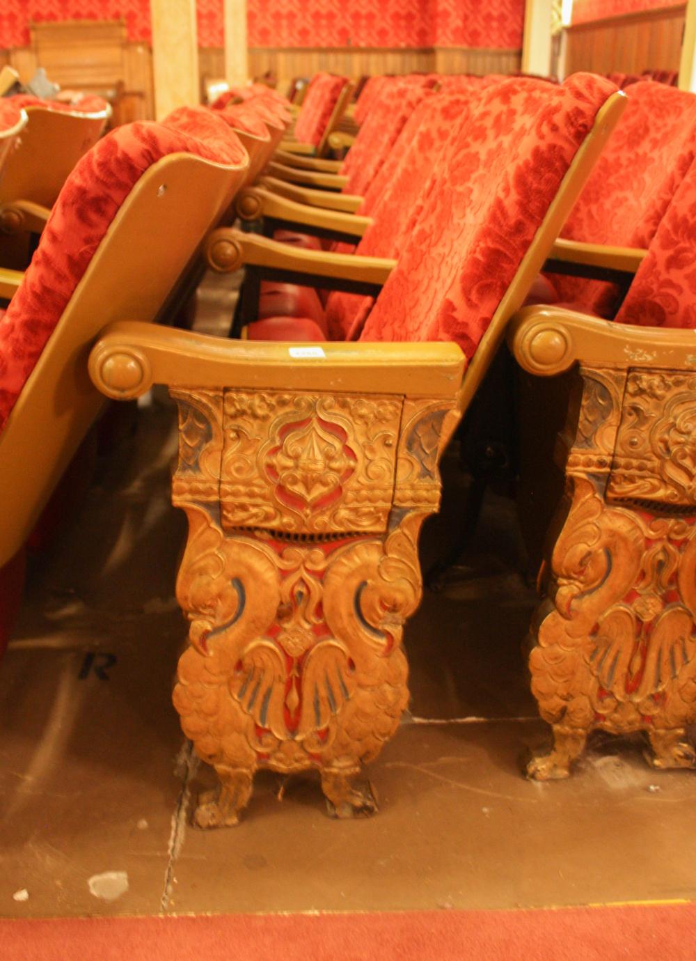 A ROW OF TWELVE VINTAGE THEATER