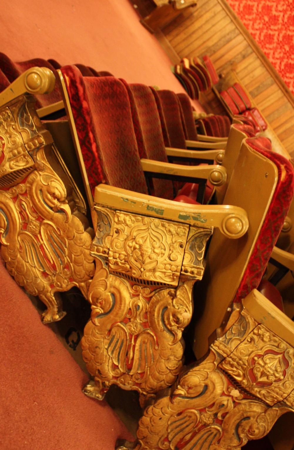 A ROW OF EIGHT VINTAGE THEATER