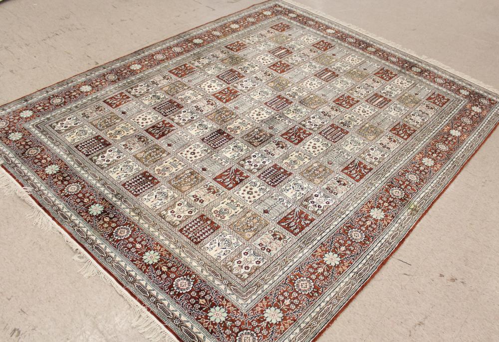 HAND KNOTTED ORIENTAL PANEL CARPETHAND 340006