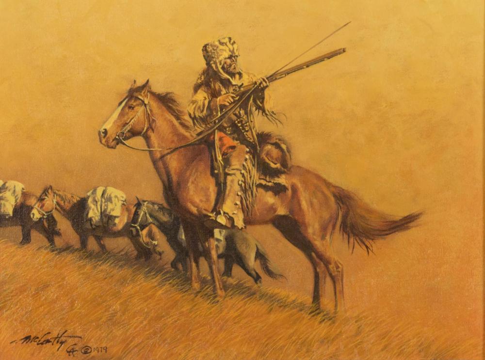 FRANK MCCARTHY OIL ON CANVASFRANK McCARTHY