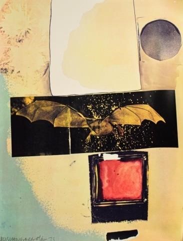 ROBERT RAUSCHENBERG OFFSET LITHOGRAPH SCREENPRINTRobert 3401a6