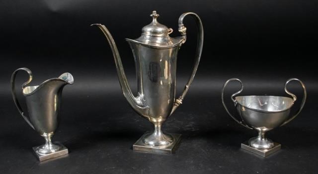 3 PIECE TOWLE STERLING COFFEE SET3