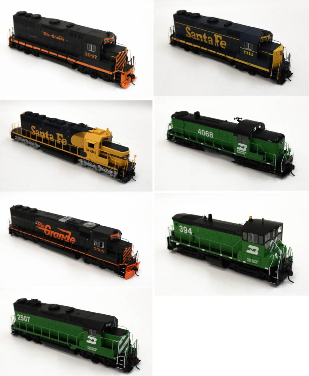 EIGHT HO GAUGE MODEL TRAIN ENGINESEIGHT