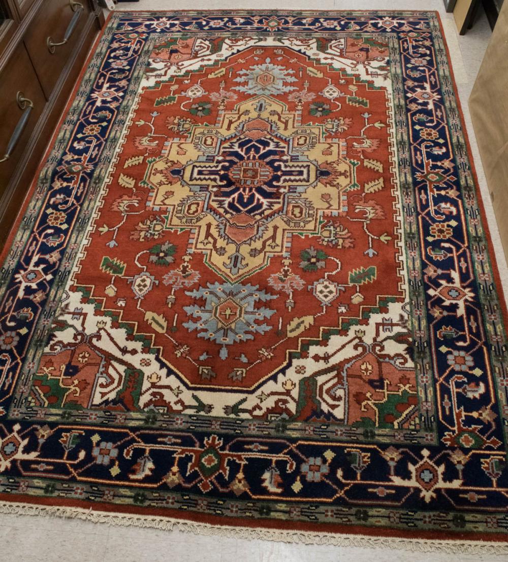 HAND KNOTTED ORIENTAL CARPETHAND 34028c