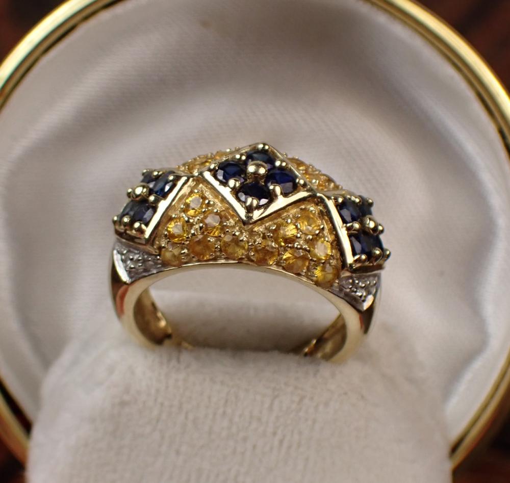 MULTI COLOR SAPPHIRE DIAMOND AND 34028e