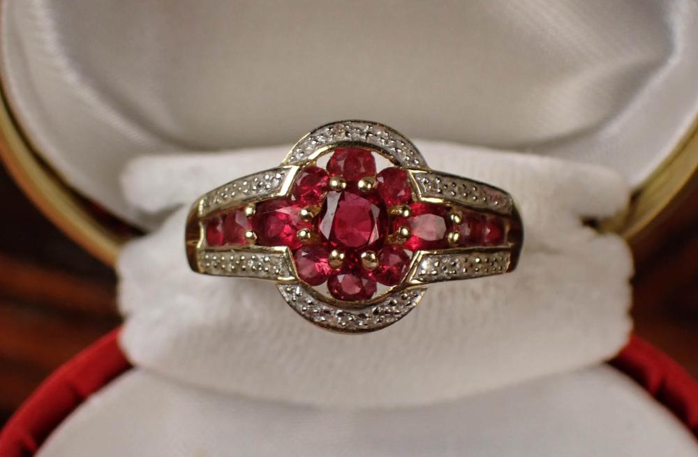 RUBY DIAMOND AND FOURTEEN KARAT 34034c