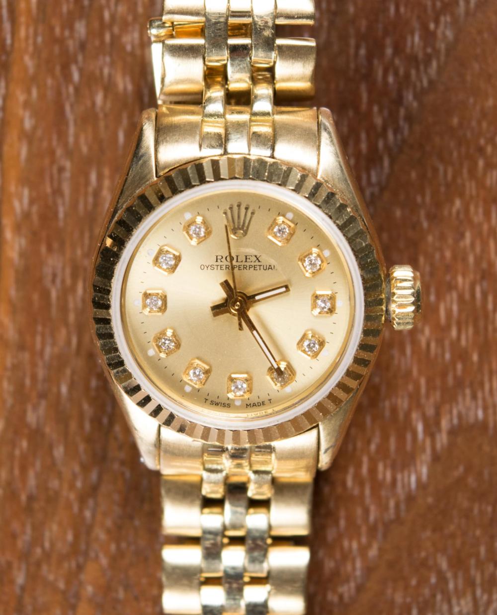 LADY S ROLEX OYSTER PERPETUAL WRIST 340431